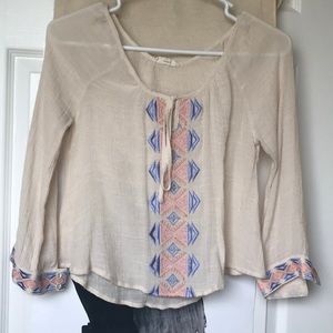 3/4 sleeve blouse